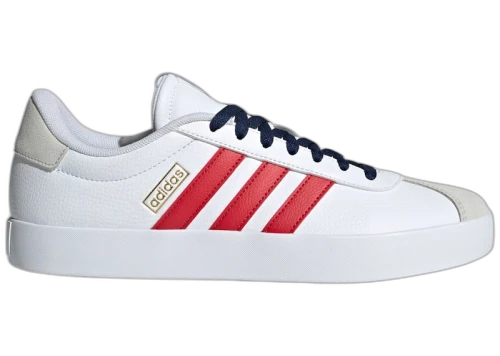adidas Vl Court 3.0 Cloud White Better Scarlet Team Navy Blue