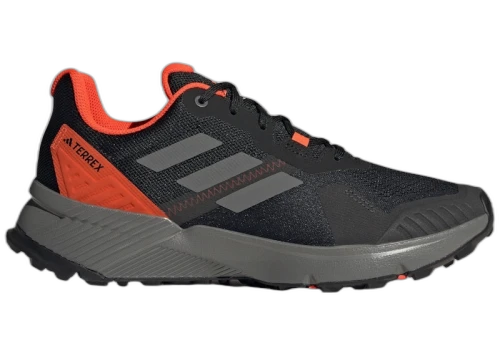 adidas Terrex Soulstride Trail Core Black Grey Solar Red