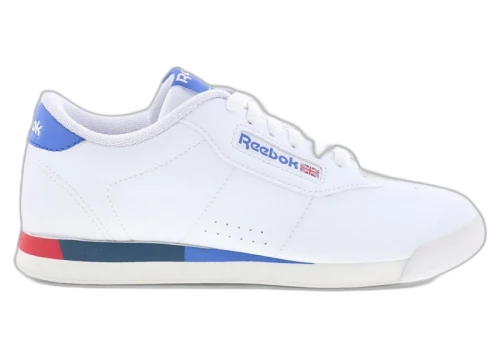 Reebok Princess Fitness White Blue Vector Red (Women's)