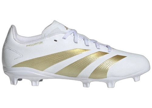 adidas Predator League FG Cloud White Gold Metallic Sandy Beige Met (GS)