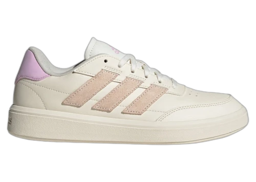 adidas Courtblock Chalk White Wonder Quartz Bliss Lilac (Women's)