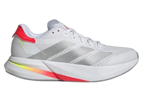 adidas Duramo Speed Cloud White Silver Metallic Lucid Red (Women's)