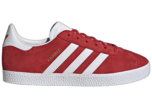 adidas Gazelle Better Scarlet Cloud White Gold Metallic (GS)
