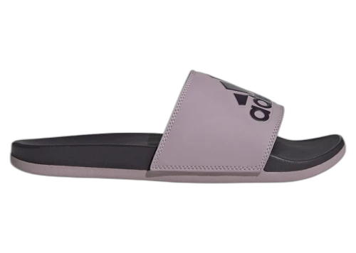 adidas Adilette Comfort Slides Aurora Black Preloved Fig