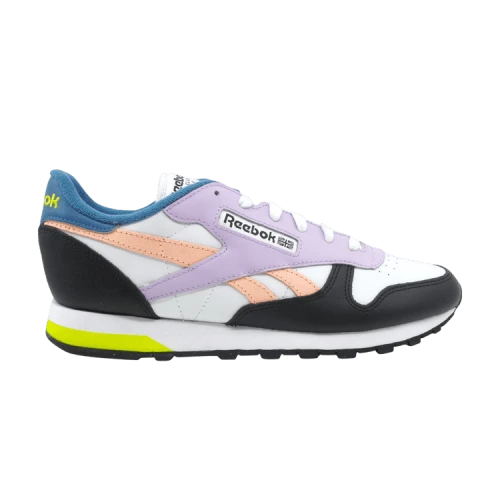 Reebok Classic Leather 'White Aurora Green Black'
