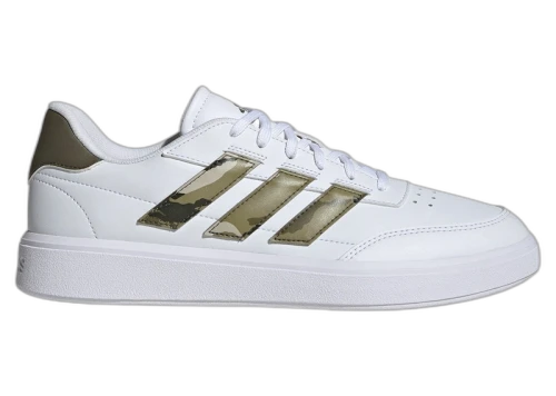 adidas Courtblock Cloud White Olive Strata Shadow Olive