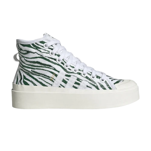 Adidas Nizza Bonega Mid Green Animal Print Womens