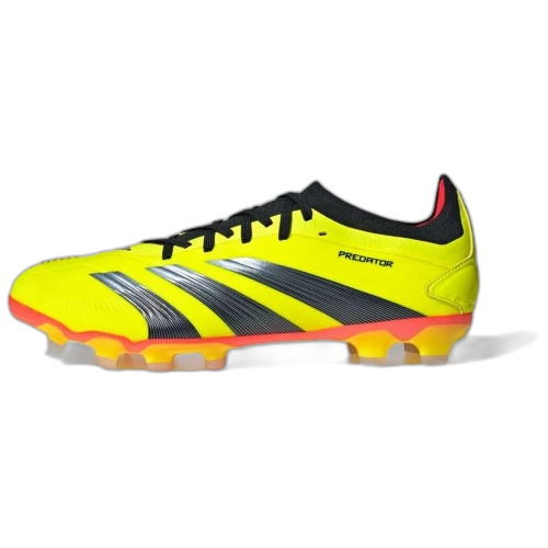 Adidas PREDATOR 24 HG Hard Ground Artificial Turf Rubber Soccer Shoes Men's Yellow Black