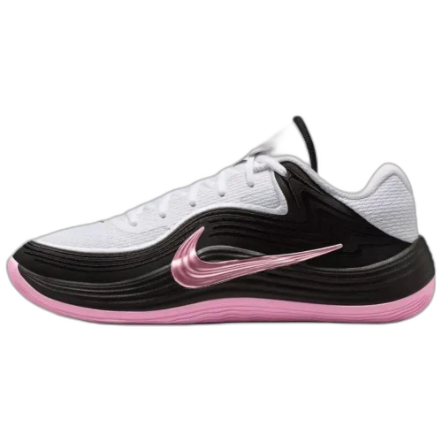 Nike Precision 8 Basketball Shoes Unisex Low Top White Black Pink