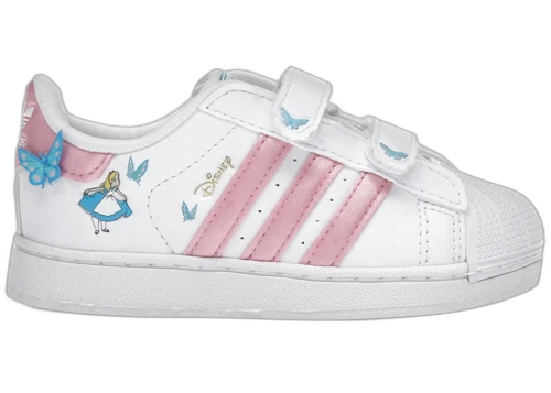 adidas Superstar II Comfort Closure Disney White Light Pink Aquamarine (TD)