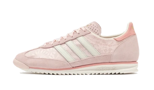 Adidas Originals satin jacquard pink sneakers Women's