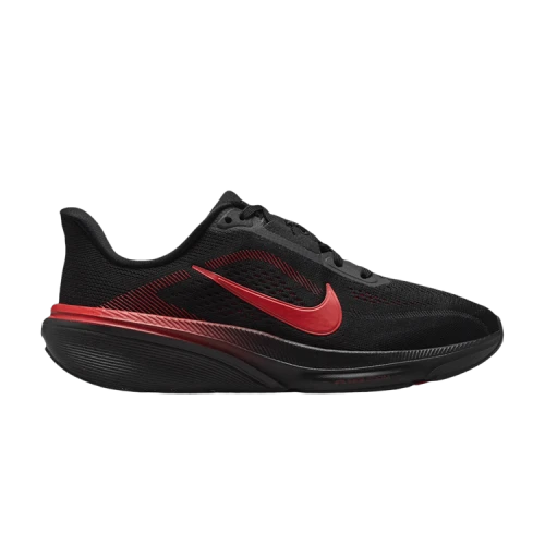 Nike Pegasus 42 GS 'Black University Red Wolf Grey Bright Crimson'