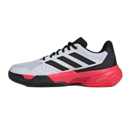 adidas CourtJam Control 3 'White Black Lucid Red'