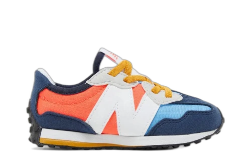 New Balance 327 Bungee Natural Indigo Electric Red Lace Toddler