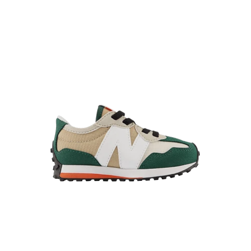 New Balance 327 Nightwatch Green Bungee Lace Toddler