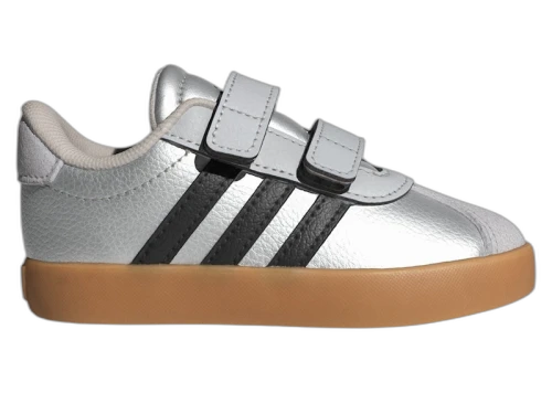 adidas VL Court 3.0 Silver Metallic Black Grey (TD)