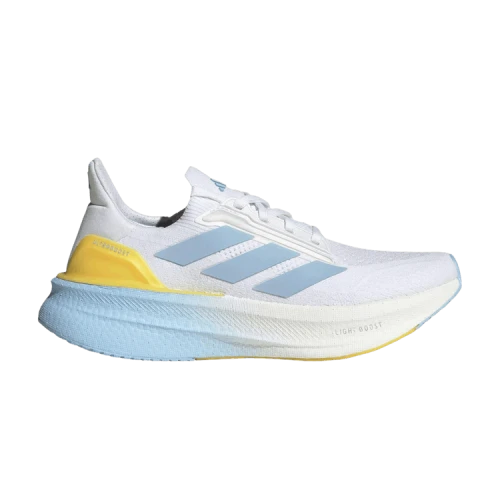 adidas Ultra Boost 5X White Glow Blue Yellow (Women's)