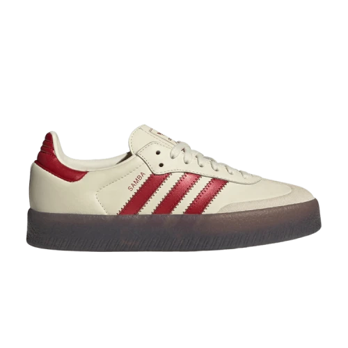 adidas Sambae Cream White Shadow Red (Women's)