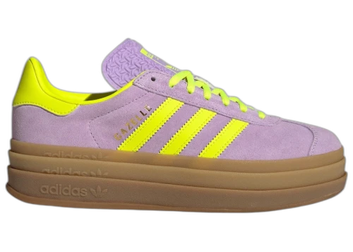 adidas Gazelle Bold Powder Plum Solar Yellow (Women's)