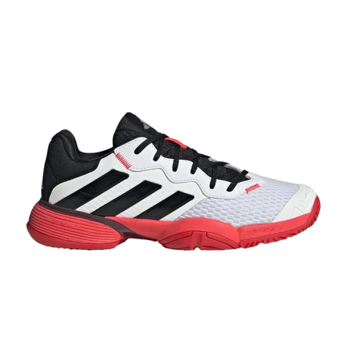 adidas Barricade J 'White Black Lucid Red'