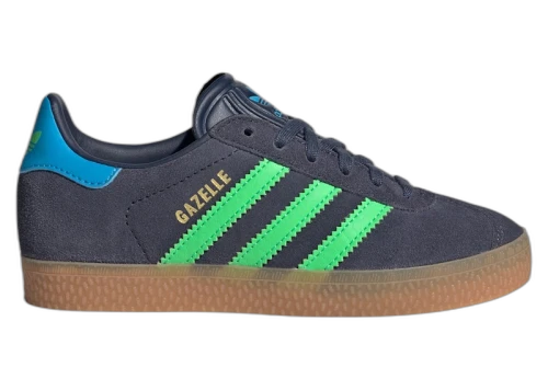 adidas Gazelle Shadow Navy Screaming Green (PS)