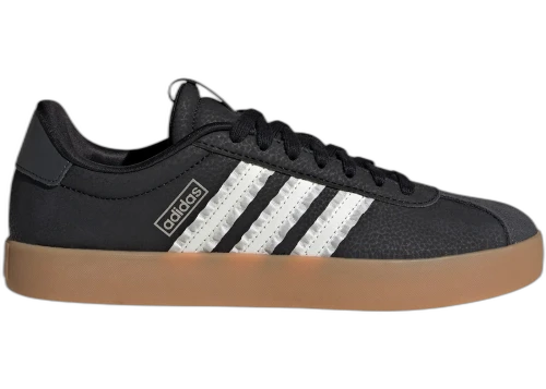 adidas VL Court 3.0 Black White Cyber Metallic (Women's)