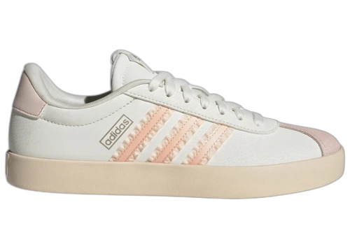adidas VL Court 3.0 White Blush Pink Cyber Metallic (Women's)