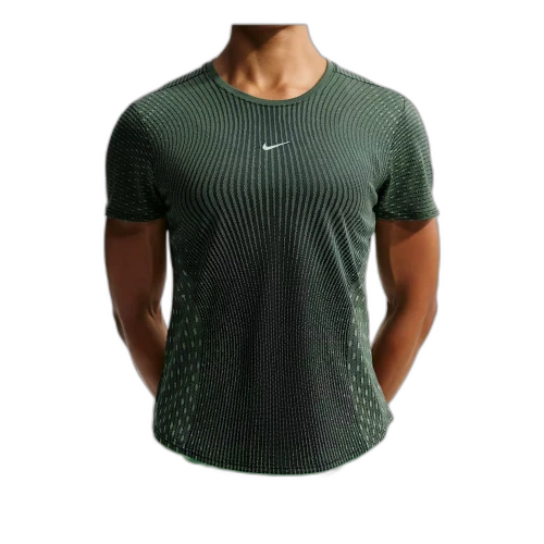 Nike Swift Aero-FIT T-Shirt 'Black Light Green Spark' (Women's)