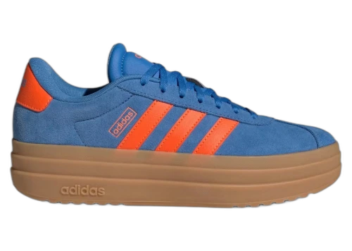 adidas VL Court Bold Ray Blue Impact Orange (Women's)