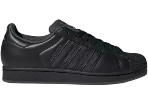 adidas Superstar II Core Black Grey Silver (Women's)