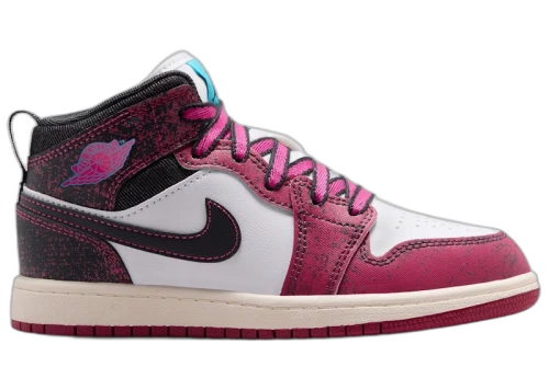 Jordan 1 Mid SE Sweet Beet Off Noir (PS)