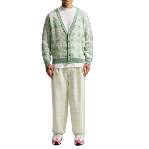 Nike Tartan Men's Loose Golf Cardigan
