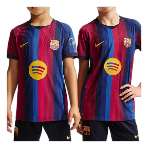 (GS) Nike x F.C. Barcelona 2026/27 Match Home Aero-FIT Authentic T-Shirt 'Deep Garnet Blue Void Mineral Yellow'