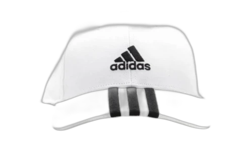 adidas Basketball 3 Stripes Cotton Twill Cap White