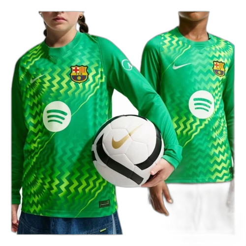(GS) Nike x F.C. Barcelona 2026/27 Stadium Goalkeeper Dri-FIT Replica T-Shirt 'Stadium Green Black White'