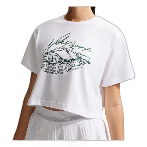 Nike Cropped T-Shirt 'White' (Women's)