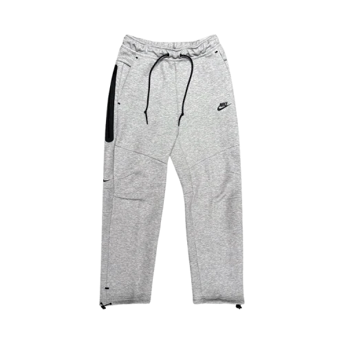 Nike Open Hem Fleece Pants 'Dark Grey Heather/Black'