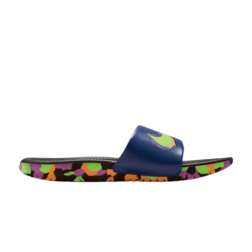 Nike Kawa Slide SE Black Blue Void Green Strike (GS)