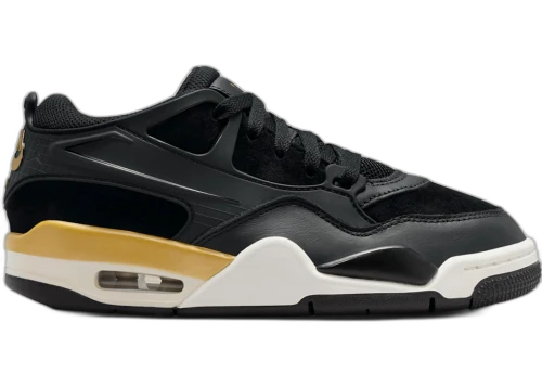 Jordan 4 RM Black Metallic Gold (GS)