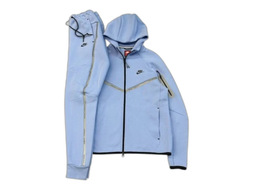 Nike Tech Fleece Reflective Accent Tracksuit Aluminum/Black