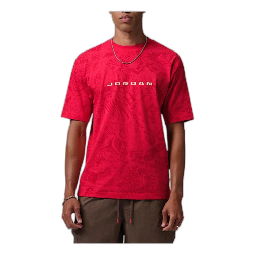 Jordan Brooklyn T-Shirt 'University Red Phantom'