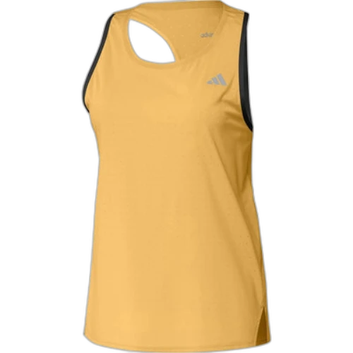 adidas Adizero Running Tank Top 'Yellow' (Women's)