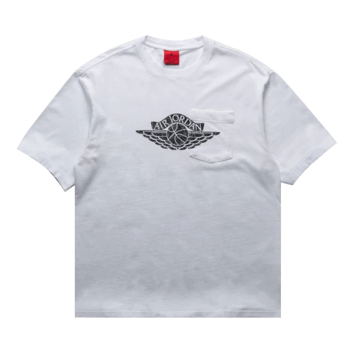 Jordan Flight Essentials Pocket T-Shirt 'White Black'