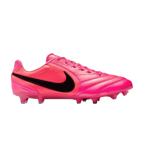 Nike Tiempo Ligera Soccer Shoes Unisex Low Top Pink