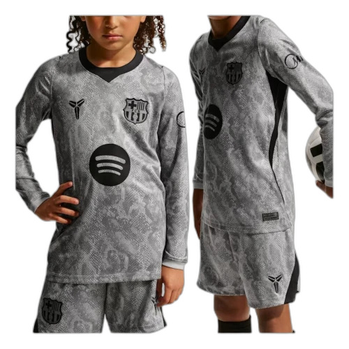 (GS)Nike Kobe x F.C. Barcelona 2026/27 Stadium Goalkeeper Away Dri-FIT Replica T-Shirt 'Wolf Grey Black'