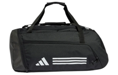 adidas Essentials 3-Stripes Duffel Bag Medium 'Black'