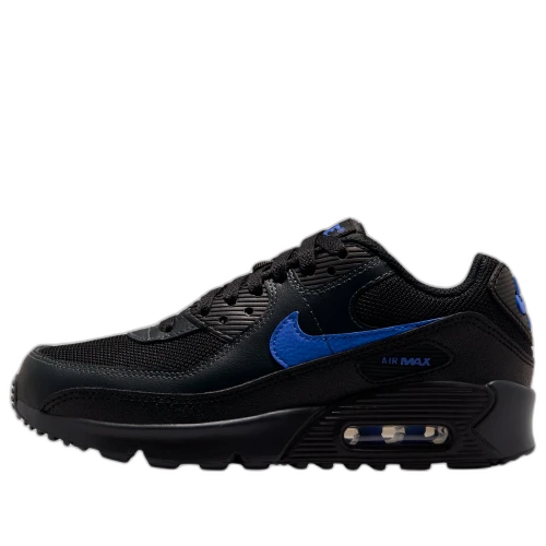 (GS) Nike Air Max 90 'Black Dark Smoke Grey'