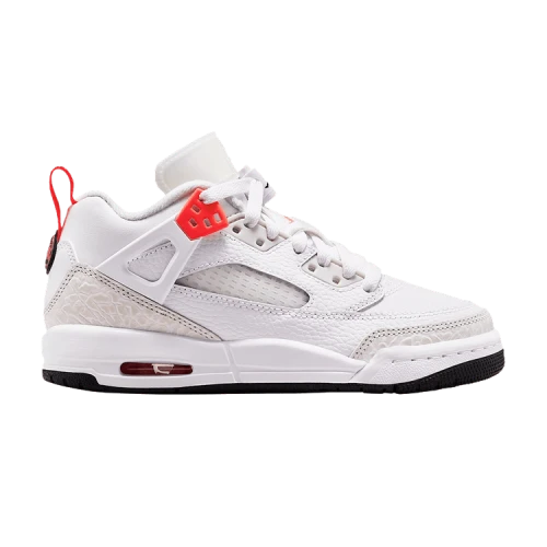 Jordan Spizike Low White Bright Crimson (GS)