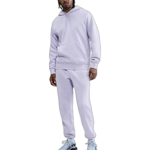 Nike Sportswear Club Washed Fleece Hoodie 'Ghost'