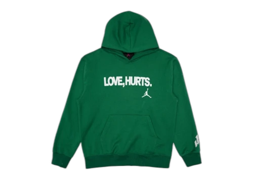 Jordan Fleece Love Hurts Jalen Hurts Hoodie Kelly Green